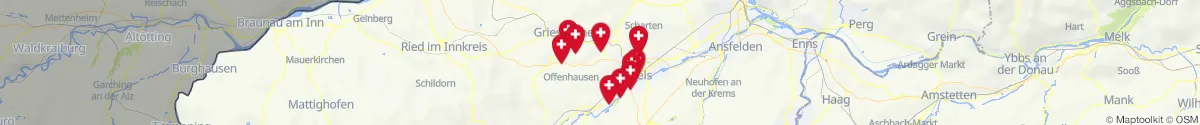 Map view for Pharmacies emergency services nearby Schlüßlberg (Grieskirchen, Oberösterreich)